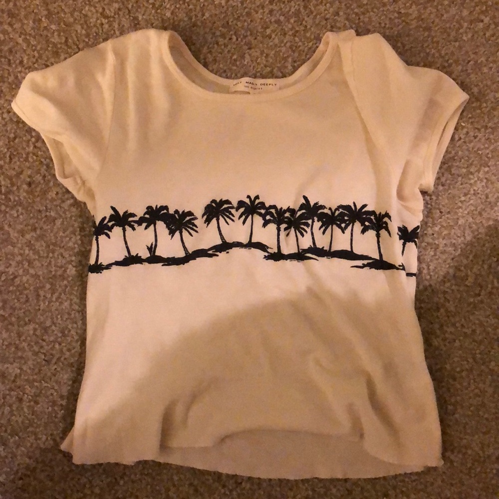 Urban outfitters crop top tee